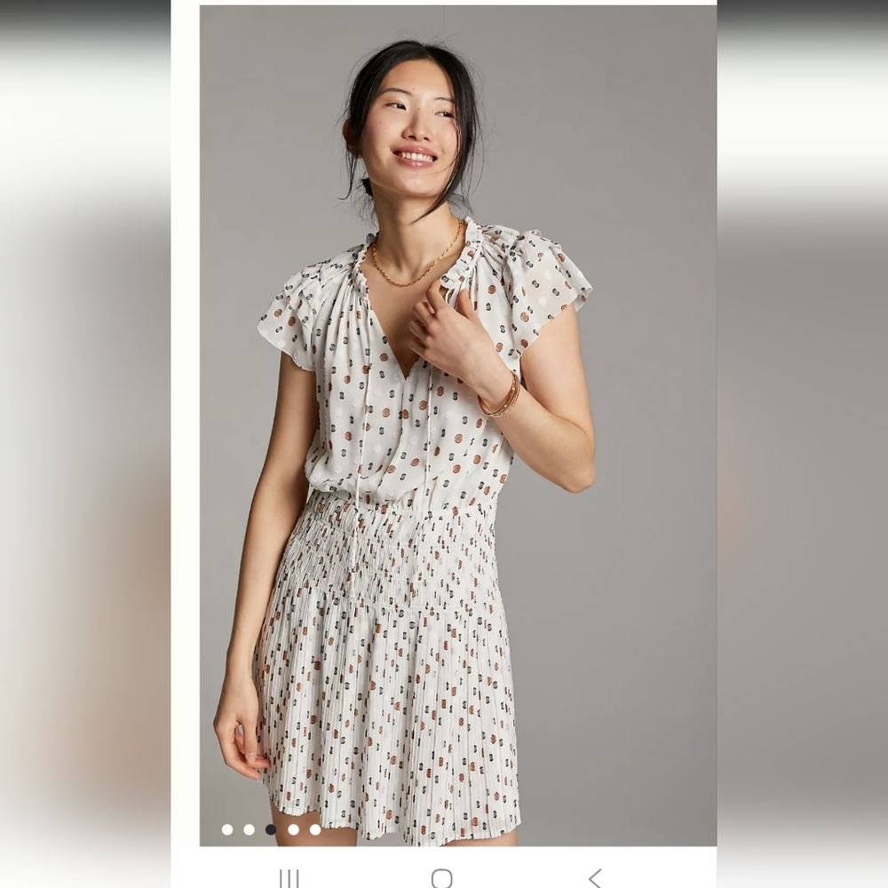 Anthropologie Current Air Winona Mini Dress